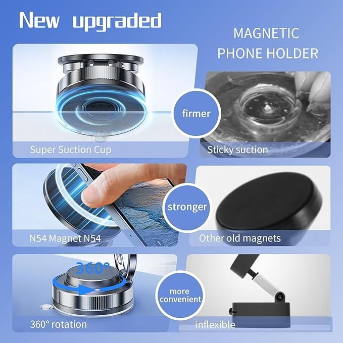360Hold™ Vacuum Magnetic Phone Holder